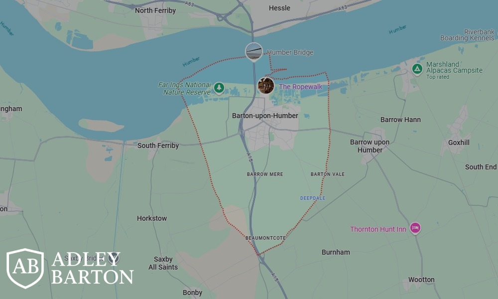 Areas of Barton-upon-Humber our Tracing Agents cover