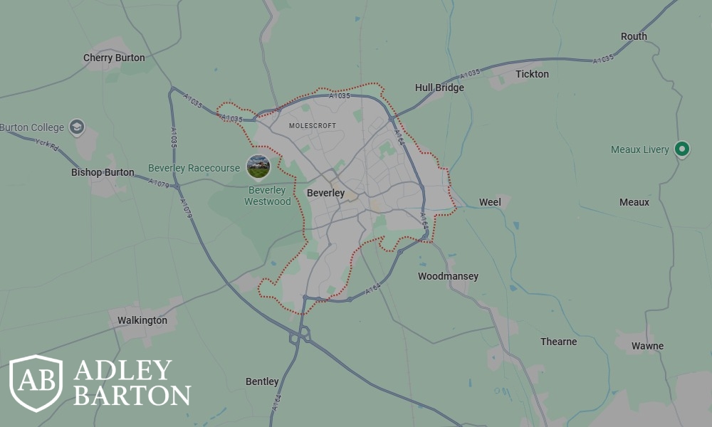 Areas of Beverley our Tracing Agents cover