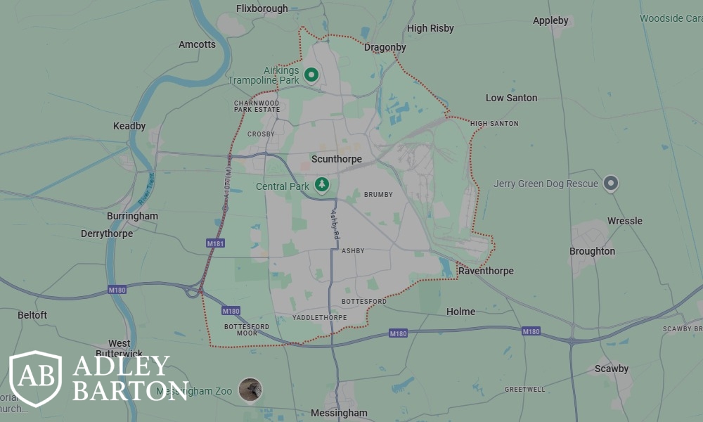 Areas of Scunthorpe our Tracing Agents cover