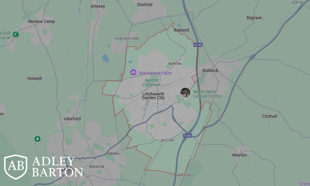 Areas of Letchworth our Tracing Agents cover